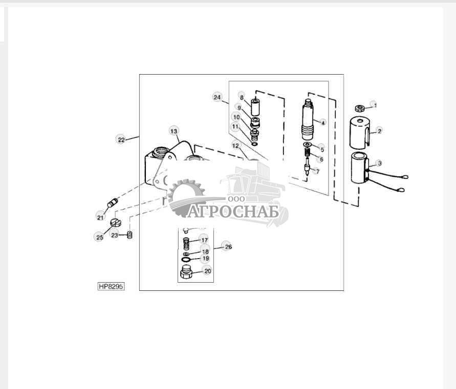 Solenoid Control Valve For Reel Lift  Variable And Cylinder Speed 9550 ( 